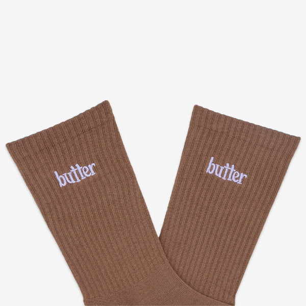 Basic Socks Brown Accessories