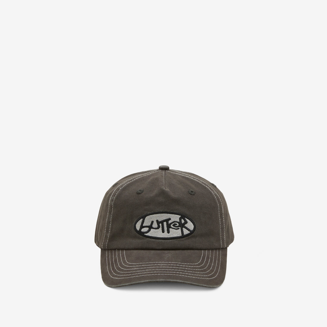 Abseil 5 Panel Cap Washed Charcoal Headwear