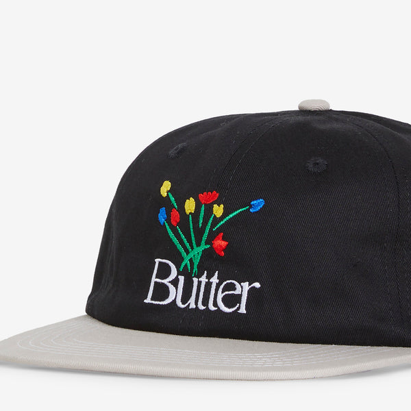 Bouquet 6 Panel Cap Black | Tan