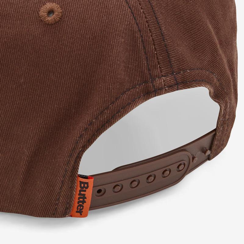 Blotch 5 Panel Cap Bark Headwear