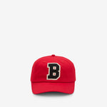 Collegiate 6 Panel Cap Cherry
