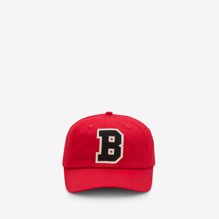 Collegiate 6 Panel Cap Cherry Front