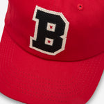 Collegiate 6 Panel Cap Cherry