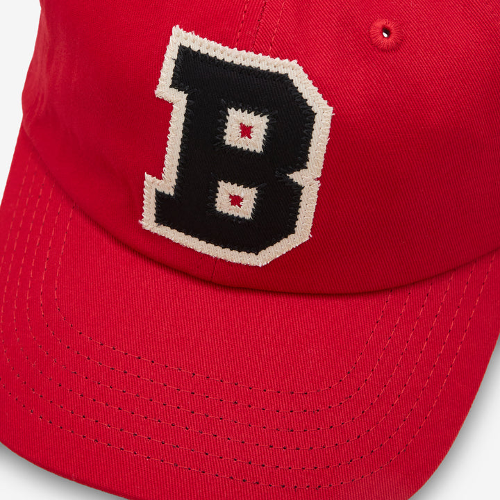 Collegiate 6 Panel Cap Cherry