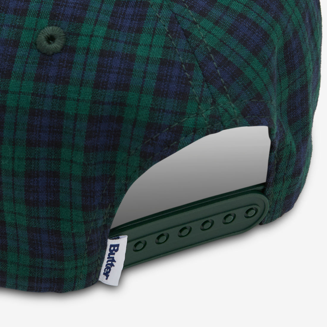 Collegiate 6 Panel Cap Plaid Headwear