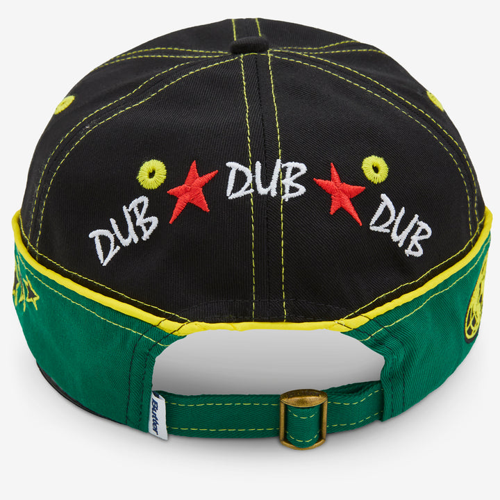 Dub 6 Panel Cap Black | Green