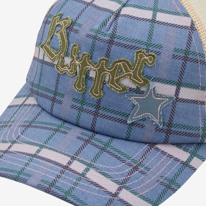 Edge Trucker Cap Plaid Headwear