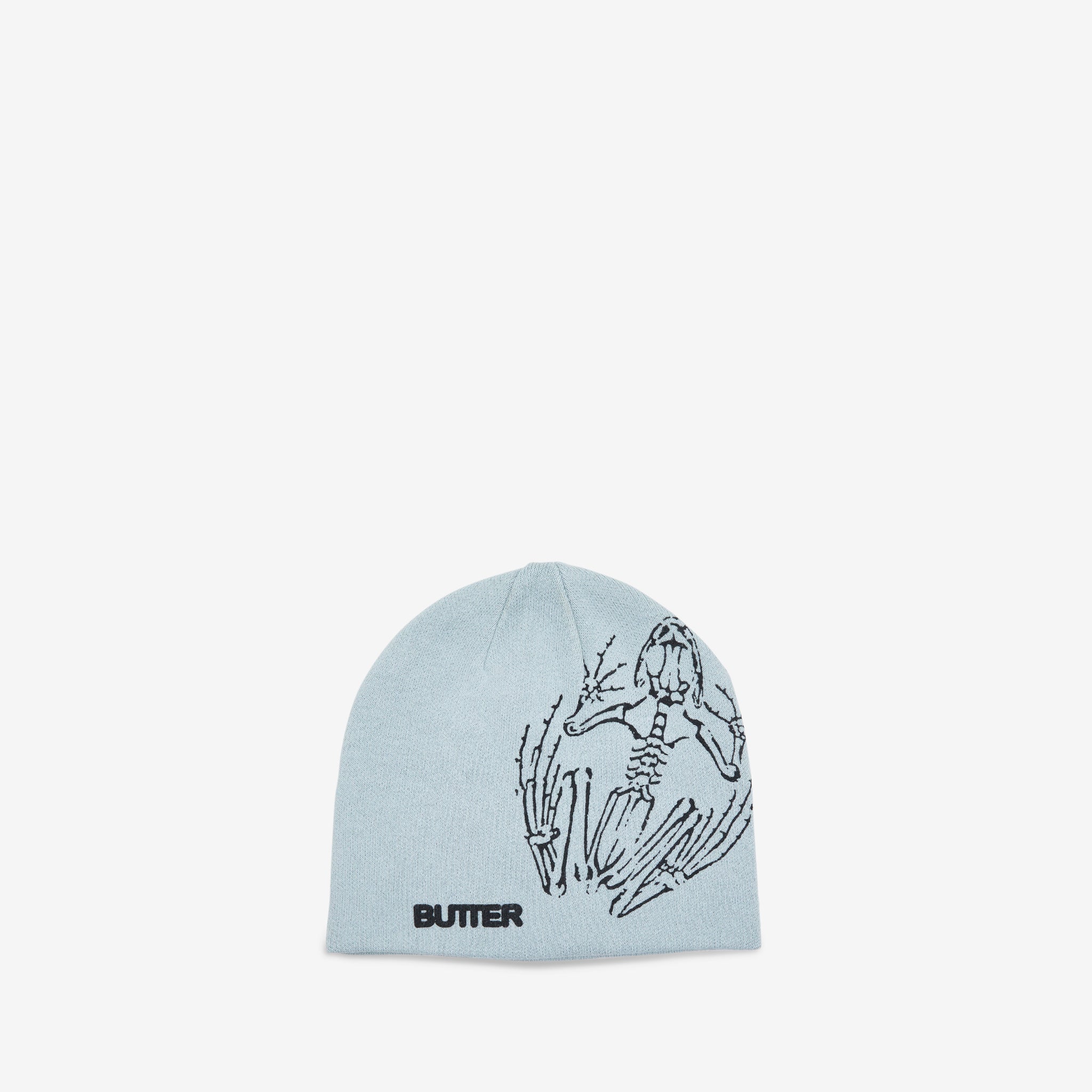 【Butter Goods】バターグッズ Fossil Skully Beanie ビーニー Fossil Skully Beanie, Black – Butter Goods