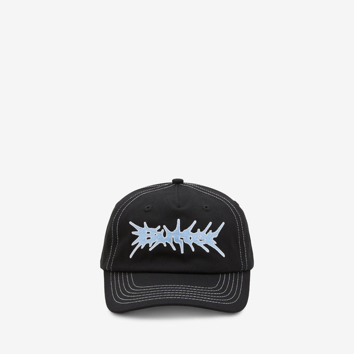 Nail 5 Panel Cap Black Front