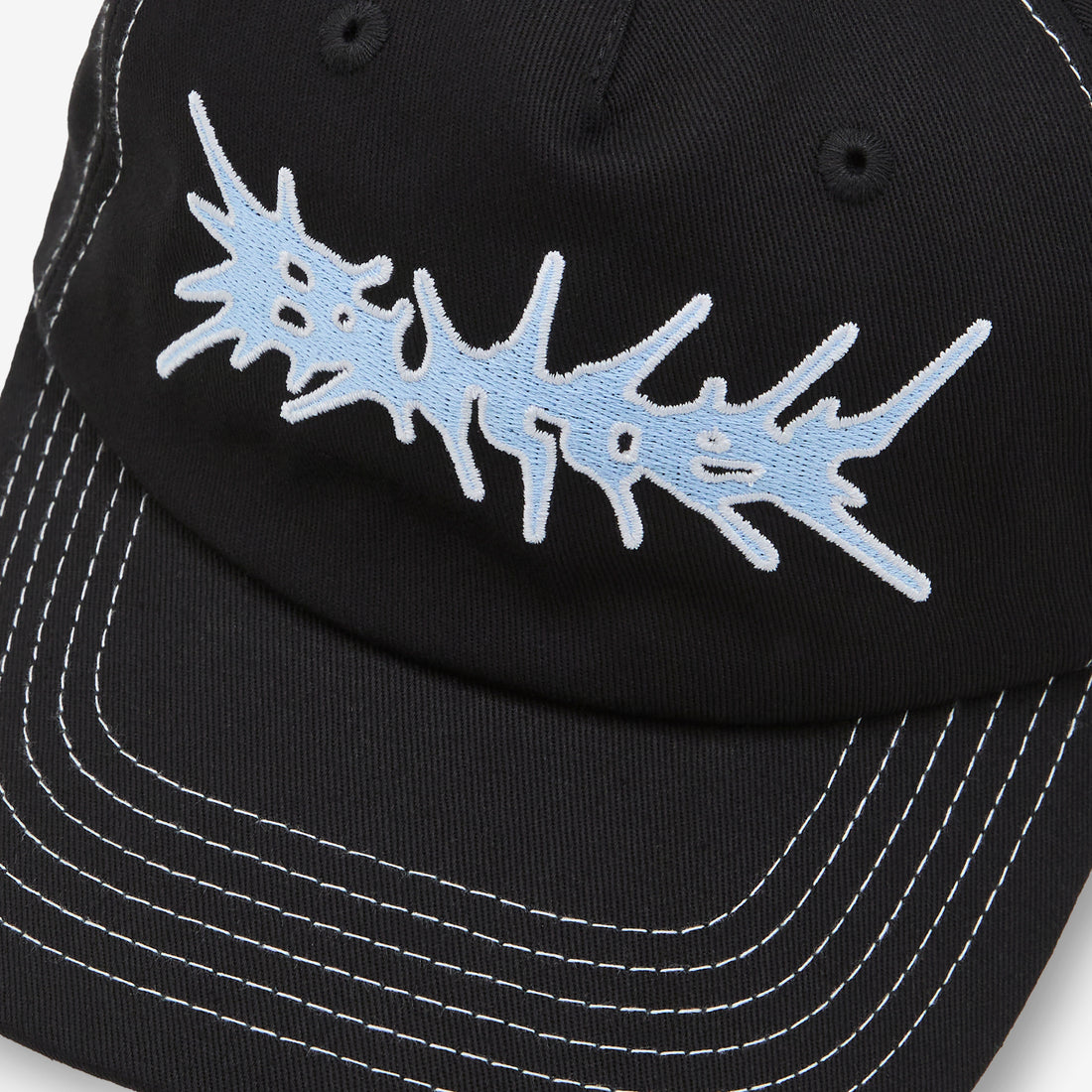 Nail 5 Panel Cap Black Headwear
