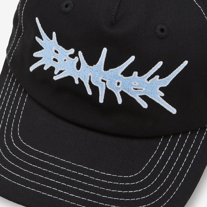 Nail 5 Panel Cap Black