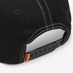 Nail 5 Panel Cap Black
