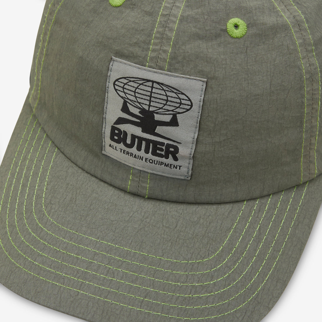 Overdyed Terrain 6 Panel Cap Black Headwear