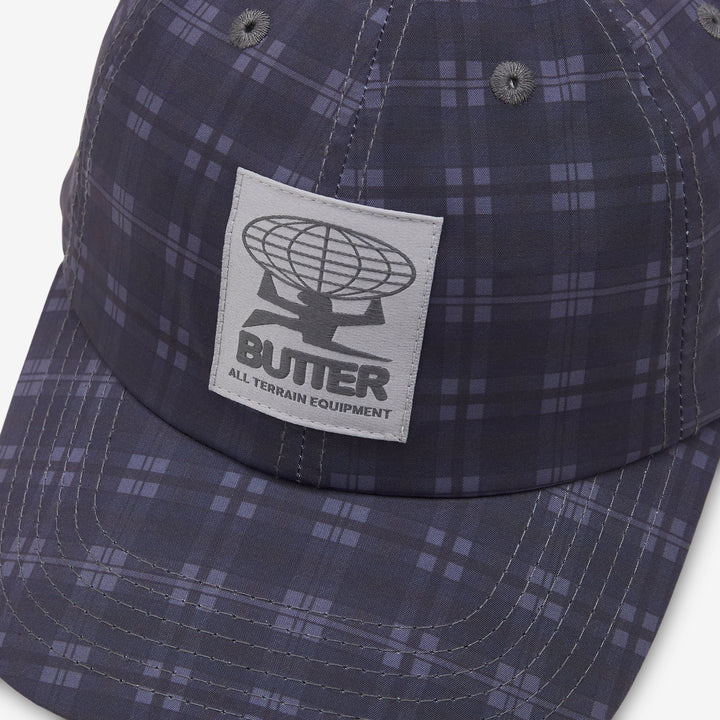 Plaid Terrain 6 Panel Cap Slate