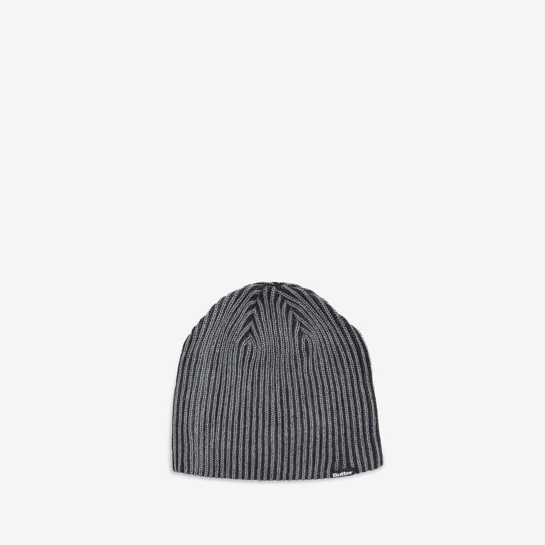 Ribbed Skully Beanie Washed Black Headwear