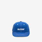 Rounded Logo 6 Panel Cap Washed Cobalt