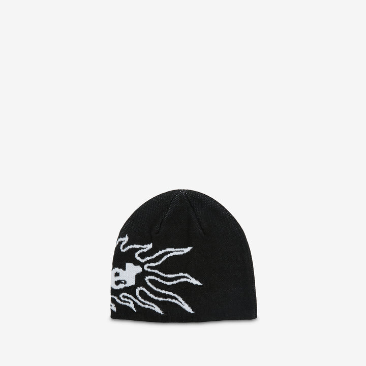 Solar Skully Beanie Black
