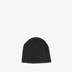 Ribbed Skully Beanie Washed Black