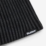 Ribbed Skully Beanie Washed Black