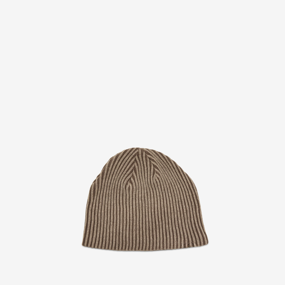 Ribbed Skully Beanie Washed Brown Headwear