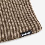 Ribbed Skully Beanie Washed Brown