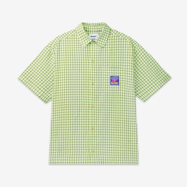 Terrain Short Sleeve Shirt Lime | Black