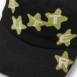 Stars 6 Panel Cap Black