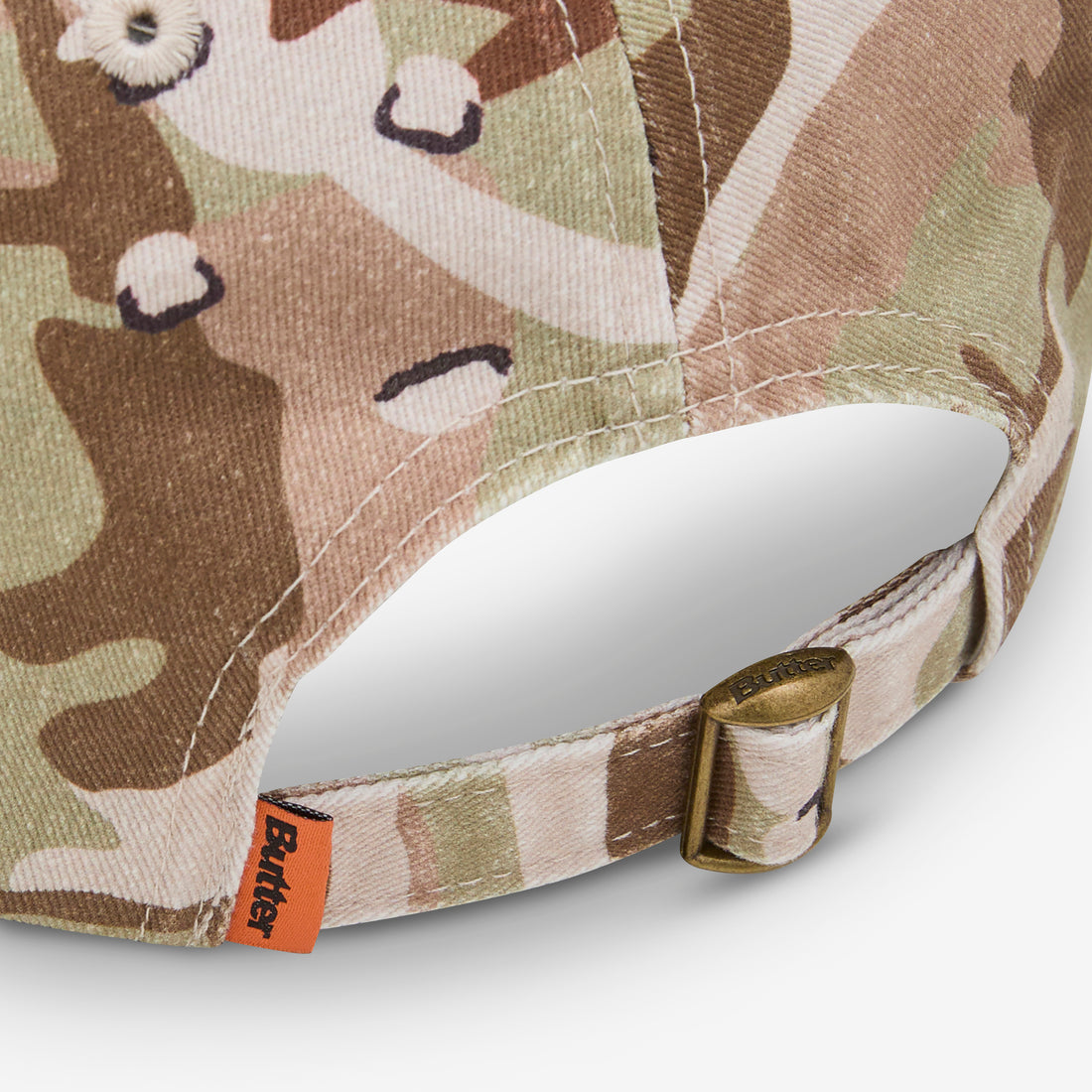 Stars 6 Panel Cap Desert Camo Headwear