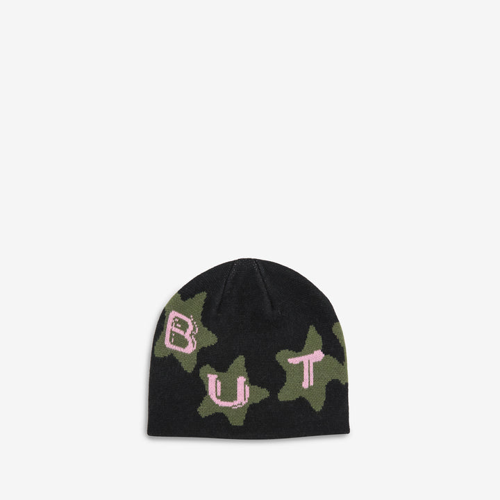 Stars Skully Beanie Black Front