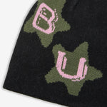 Stars Skully Beanie Black