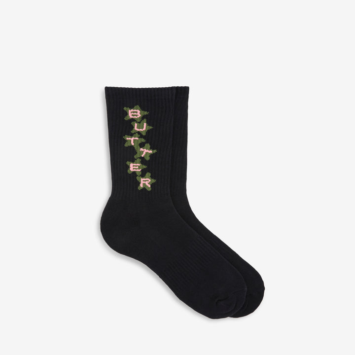 Stars Socks Black Front
