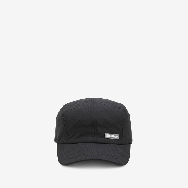 Stride 4 Panel Cap Black Front