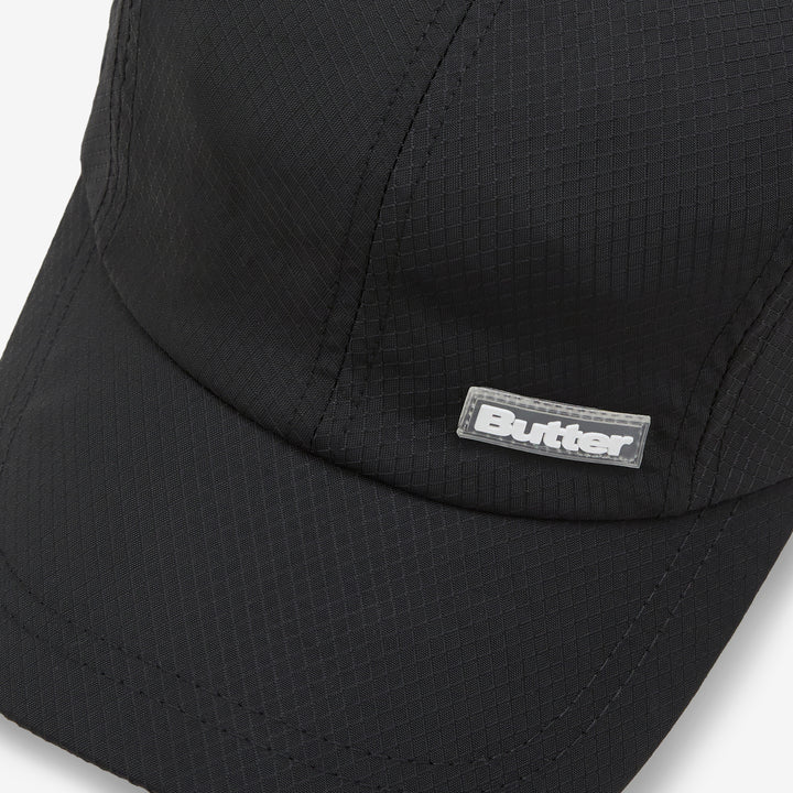 Stride 4 Panel Cap Black