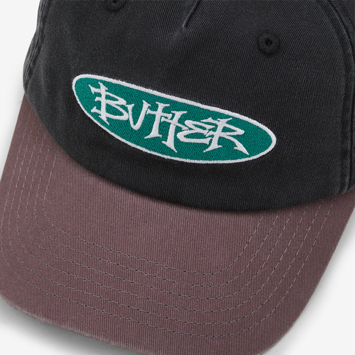 Tide 5 Panel Cap Washed Black | Dusk