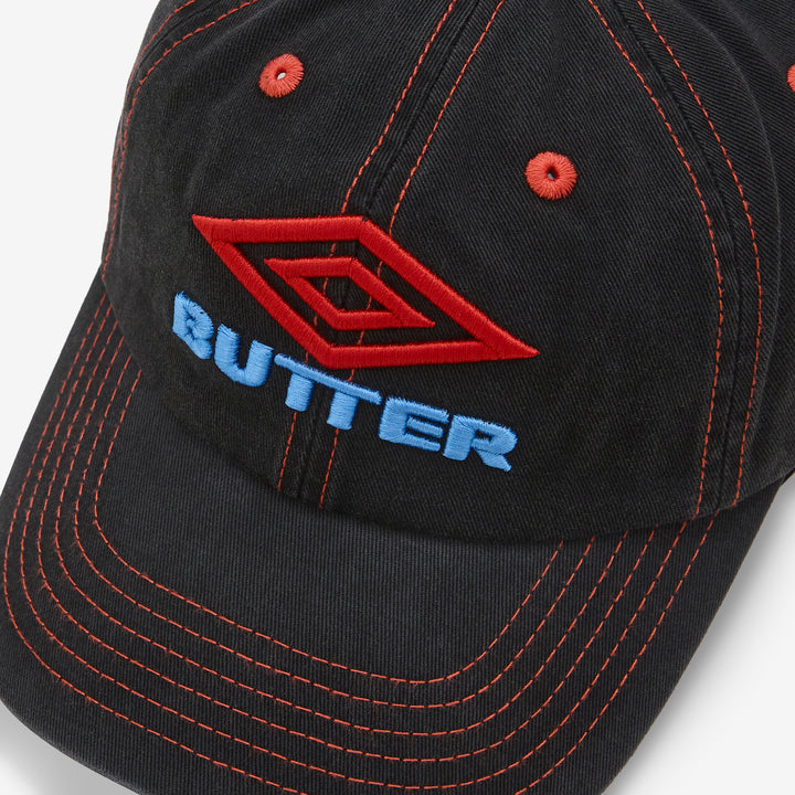 Umbro x Diamond Logo 6 Panel Cap Washed Black