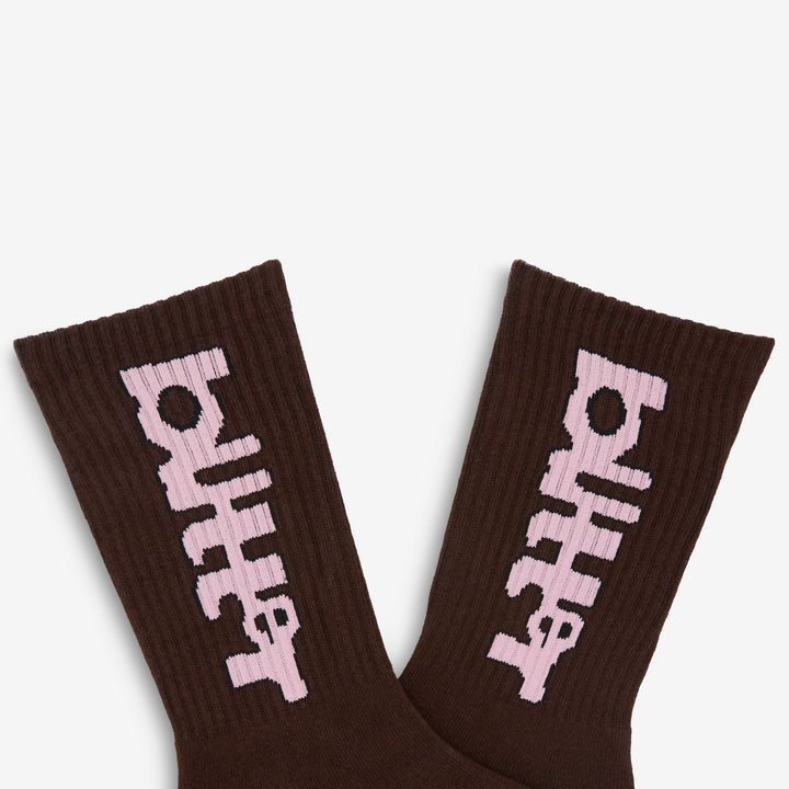 Warped Socks Brown