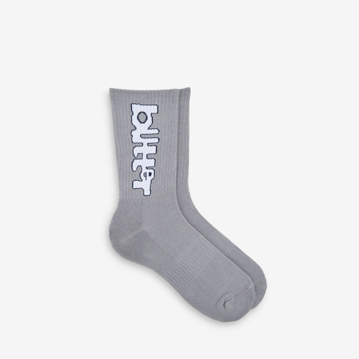Warped Socks Grey Front