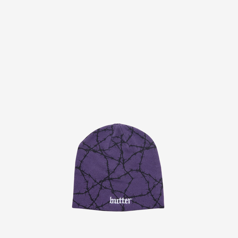 Wired Skully Beanie Purple Headwear