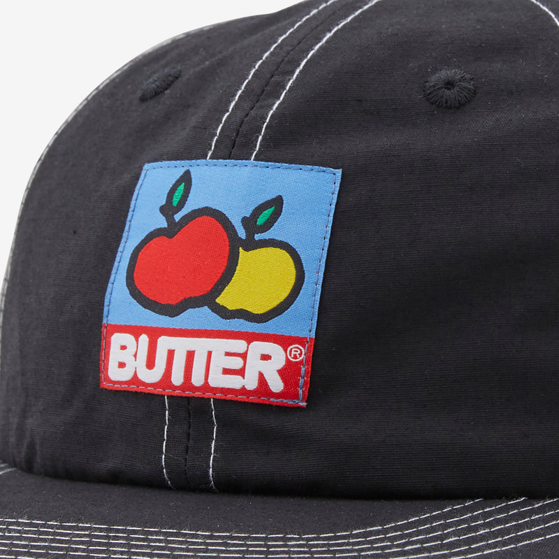 Grove 6 Panel Cap Black