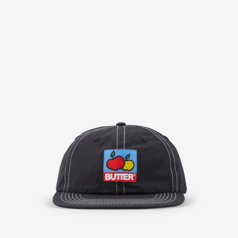 Grove 6 Panel Cap Black