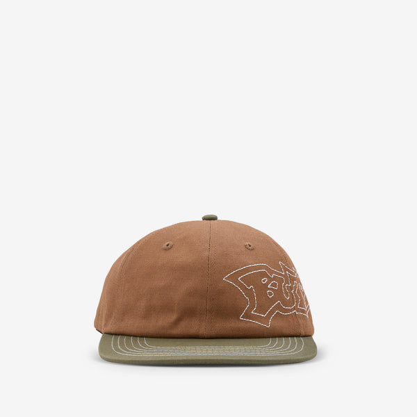 Yard 6 Panel Cap Brown | Army