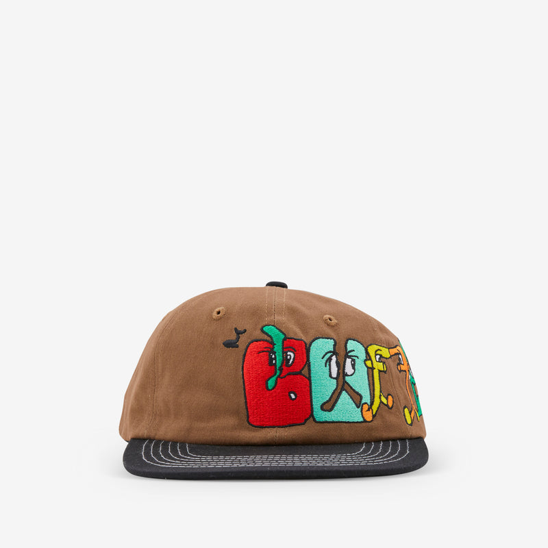 Zorched 6 Panel Cap Brown | Black