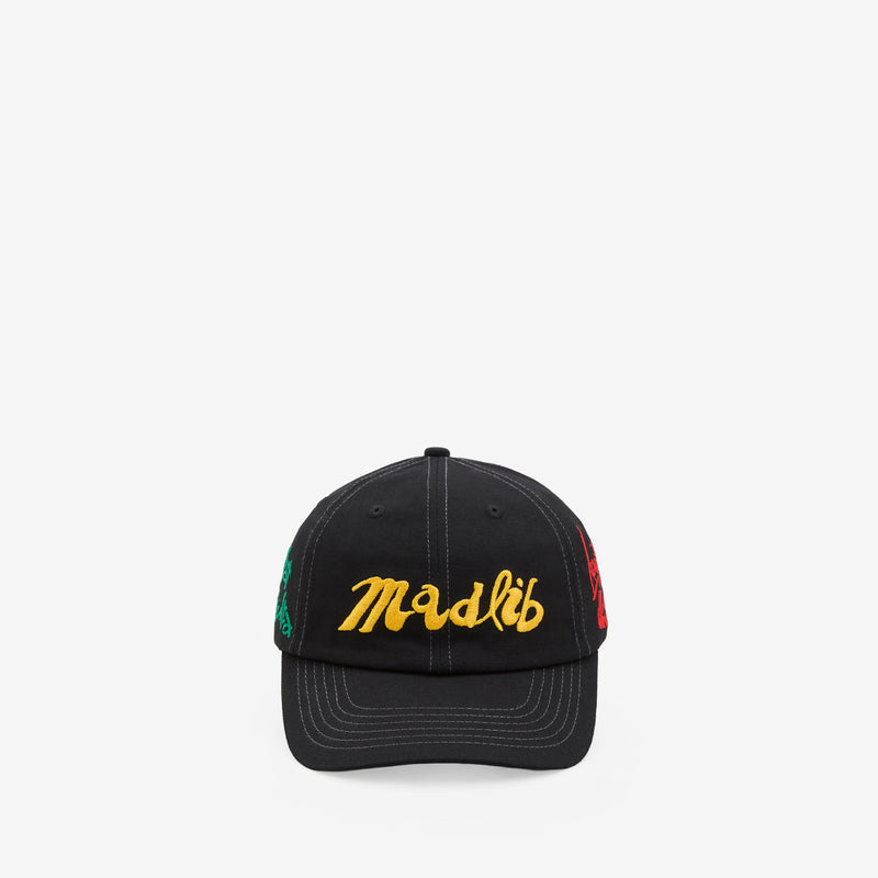 Madlib Alias 6 Panel Cap Black Headwear
