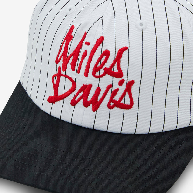 Miles Davis Thanks 6 Panel Cap White | Black – Above The Clouds