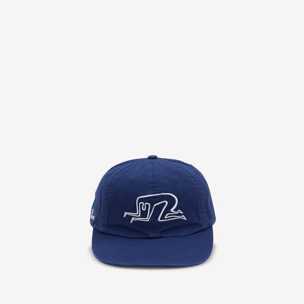 Mid Career 6 Panel Hat Blue Headwear