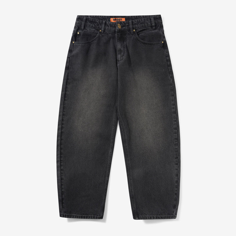 Baggy Denim Jeans Distressed Black Pants