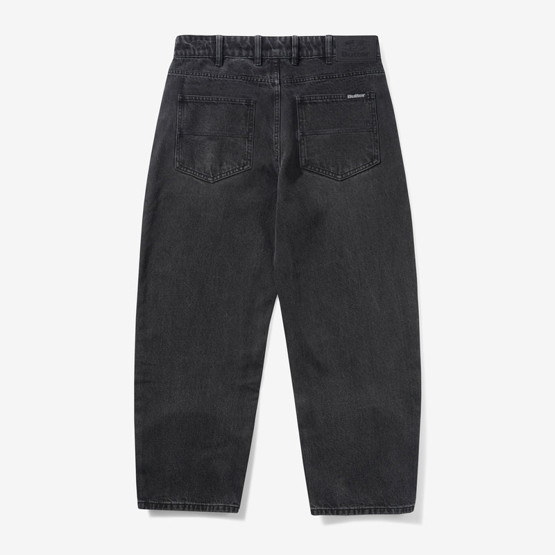Baggy Denim Jeans Distressed Black Pants