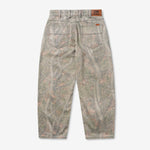 Baggy Denim Jeans Forest Camo