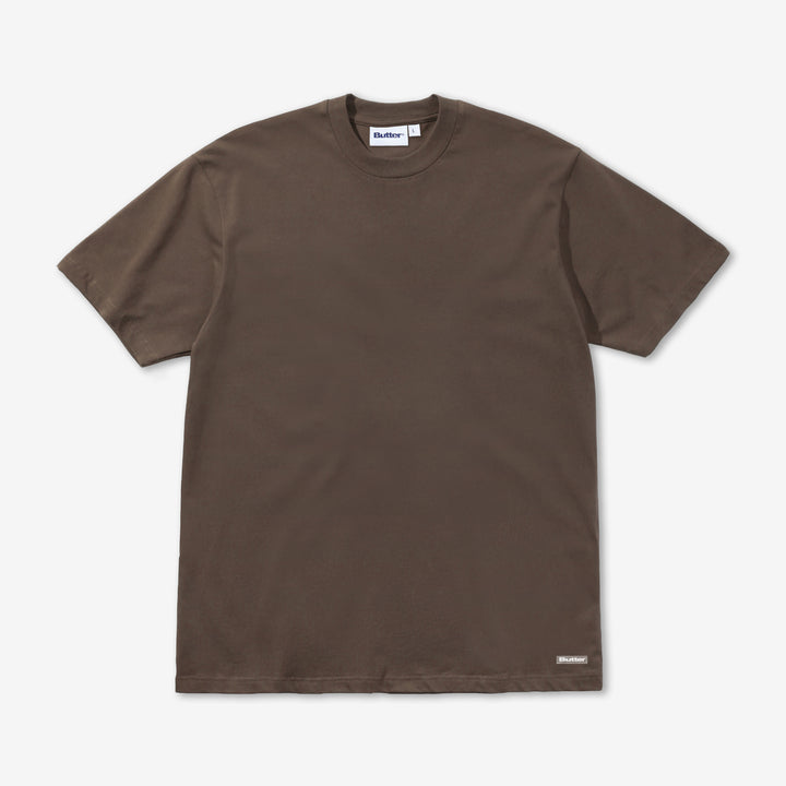 Basic T-Shirt Washed Brown Front