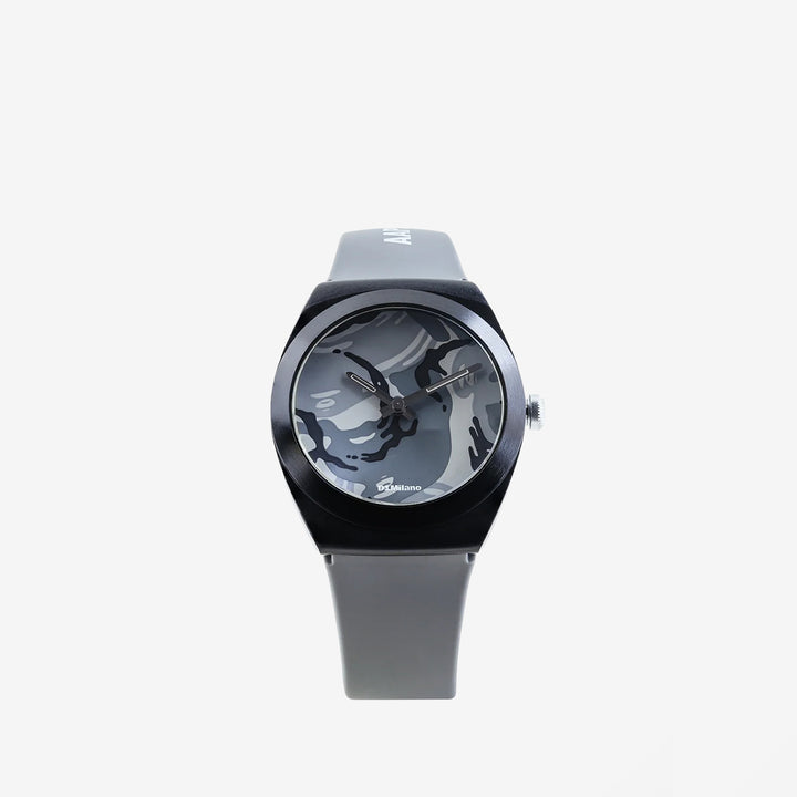 AAPE x Canva 34mm Black Camo Front